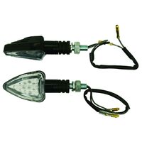 Arrowhead Vented LED Indicator Black (Pair)