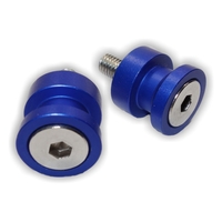 Motorcycle Race Stand Knobs | Lift PEGS | 8mm | Anodised Blue