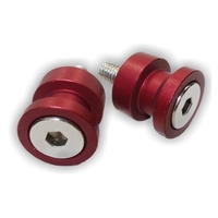 Motorcycle Race Stand Knobs | Lift PEGS | 8mm | Anodised Red