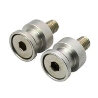 10MM Race Stand Knob 10MM X 35MM Silver 