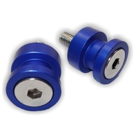 Motorcycle Race Stand Knobs | Lift PEGS | 10mm | M10 | Anodised Blue