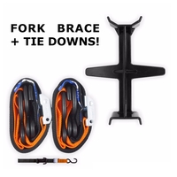 Black And Orange Tie Down Brace Block for RM125 RM250 RMZ250 RMZ450 DRZ400