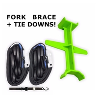 Green Black Tie Down Brace Block Fork Saver