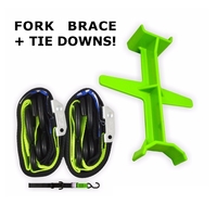 Green And Green Tie Down Brace Block Fork Seal Saver And Tie Downs Motocross