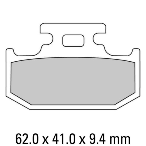 Ferodo Off-Road Sintered Rear Brake Pads for Suzuki RMX250 89-93, 96-99