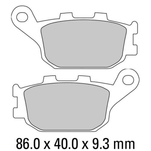 Ferodo Platinum Carbon Grip Rear Brake Pads for Honda CB600F Hornet 1998-2006
