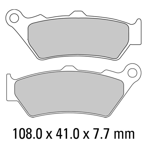 Ferodo Front Brake Pads Sintered Grip ST for BMW G650GS 2009 to 2013