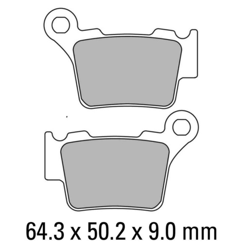 Ferodo Sintered Rear Brake Pads for Husqvarna TXC250 2010 to 2014
