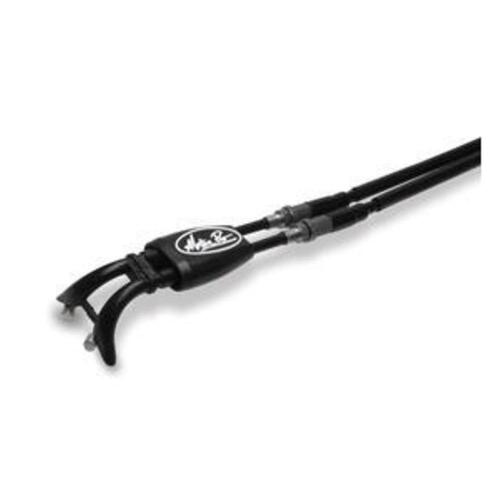 MP Cable, Black Vinyl Throttle Puch-Pull Set Rev 2  (01-1227)