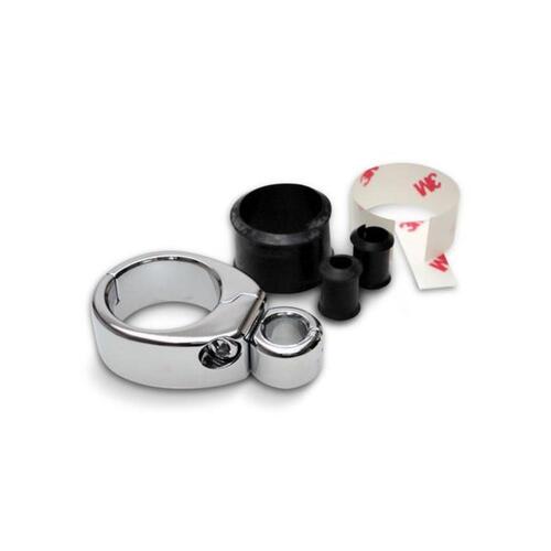 MP - Cable Clamps, 1"-1 1/8" Single Throttle/Clutch, Chrome