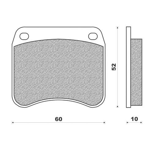 Newfren Front/Rear Brake Pads for Triumph 750 TIGER 1974 1975 1976 to 1981