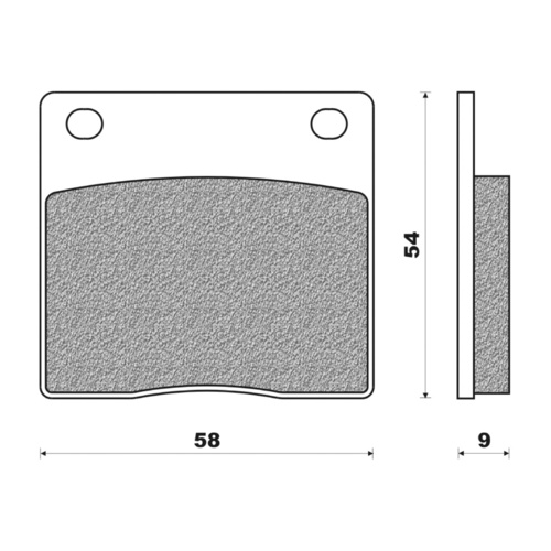 Newfren Rear Brake Pads Touring Organic