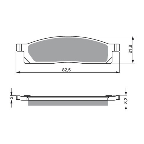 Front Brake Pads Dirt Sintered for Yamaha YZ65 2018 to 2022