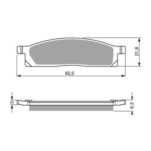 Newfren Off Road Brake Pads Front Sintered for Yamaha TT-R125L BIG WHEEL 2000-2018