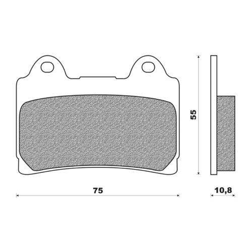 Newfren Front Brake Pads Touring Sintered