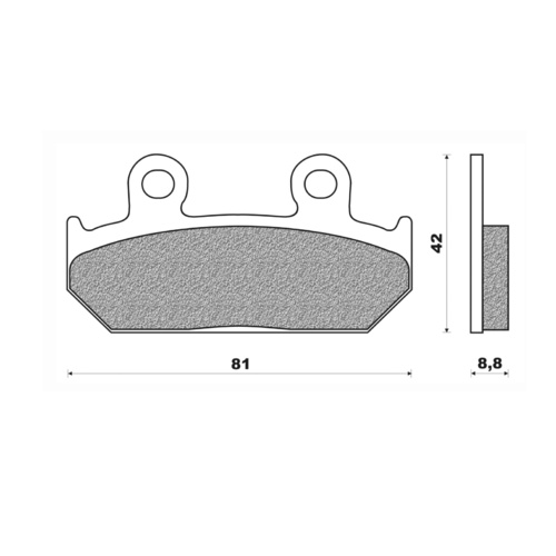 Newfren Front Brake Pads Touring Sintered