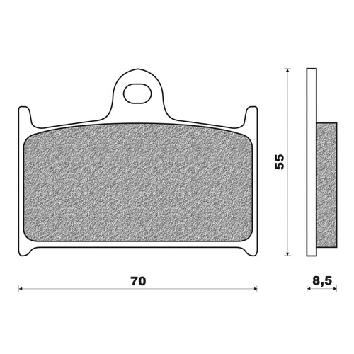 Front Brake Pad Touring Organic for Triumph 900 Sprint 1993 to 1998