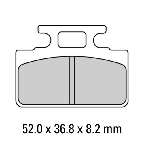 Newfren Front Brake Pad Touring Organic