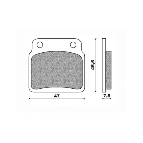 Newfren Rear Brake Pads ATV Organic