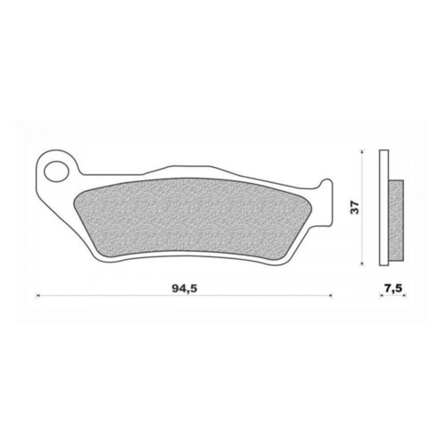 Newfren Front Brake Pads Touring Organic