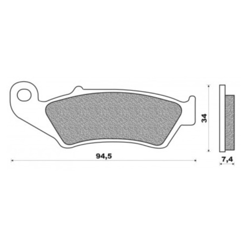 Newfren Brake Pads Sintered Sport Front for Aprilia RXV550 2006 2007 2008 2009