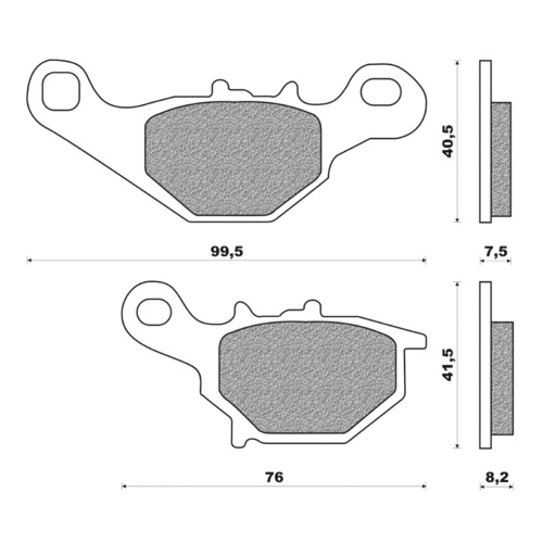Newfren Front Brake Pads Dirt Sintered