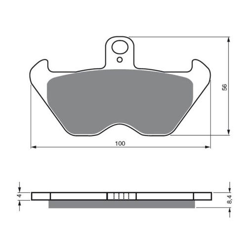 Newfren Brake Pads Touring Sintered