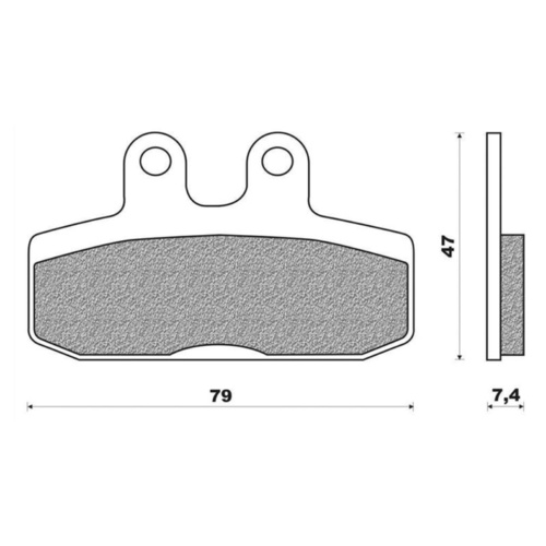 Newfren Front Brake Pad Touring Organic