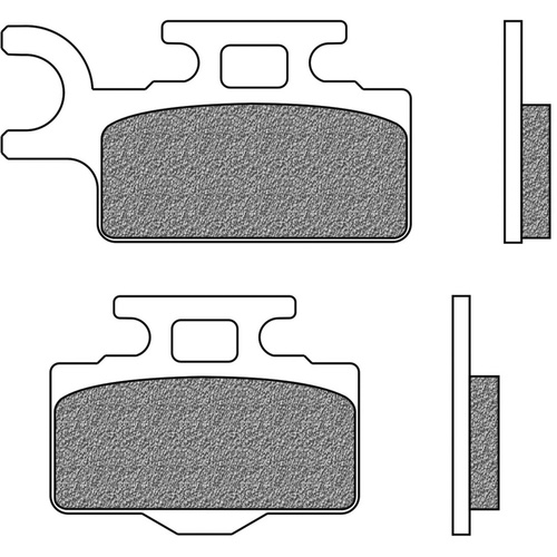 Front Brake Pads Off Road Dirt Organic for Kawasaki KX65 2000 to 2021