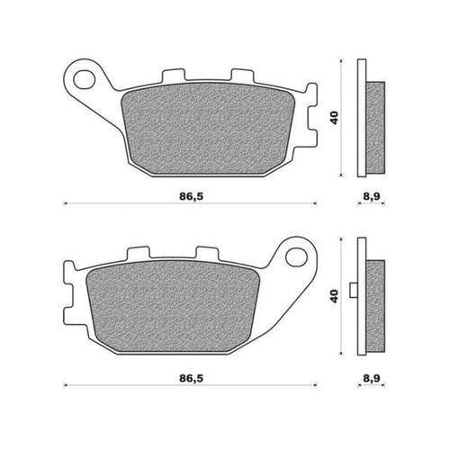 Newfren Rear Brake Pads Scooter Elite Organic
