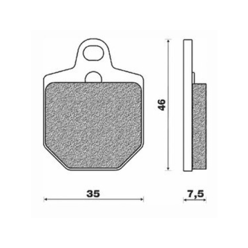 Newfren Front Brake Pad Dirt Sintered