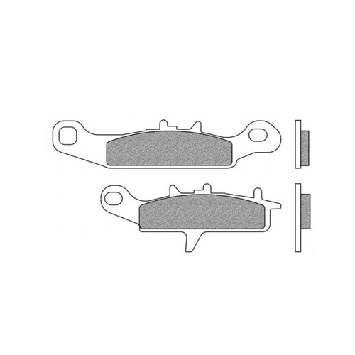 Front Brake Pads ATV Sintered for Kawasaki KVF650I Brute Force 2006 to 2011