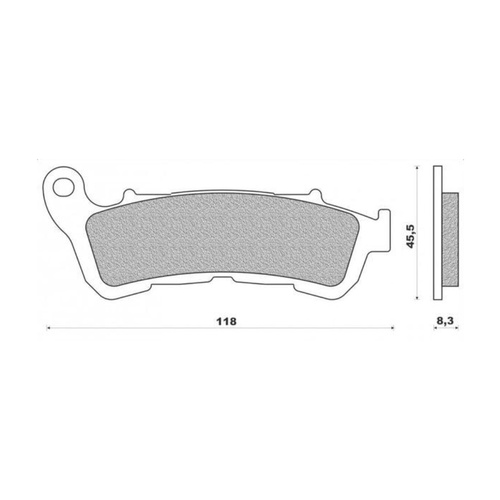 Newfren Front Brake Pads Touring Sintered