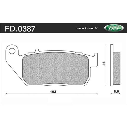 Frnt Brake Pads Road Sintered for HD 883 XL Sportster 2004 to 2012