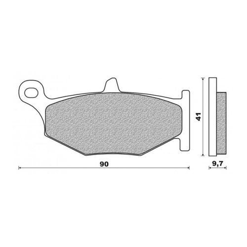 Rear Brake Pads Sintered Touring for Suzuki GSX-R1000 2007 to 2008