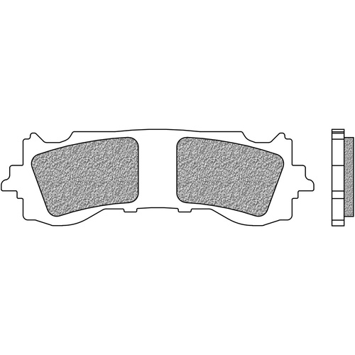 Front Brake Pads Touring Sintered for Honda GL1800 Goldwing F6B 2018