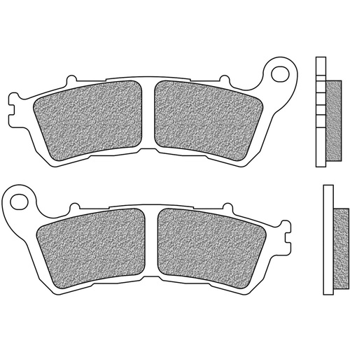 Rear Brake Pads Touring Sintered for Honda GL1800 Goldwing F6B 2018