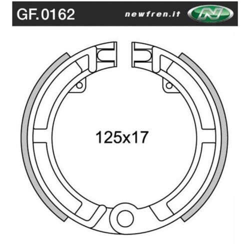 Front Brake Shoes for Piaggio/Vespa Vespa 150 1963 to 1972