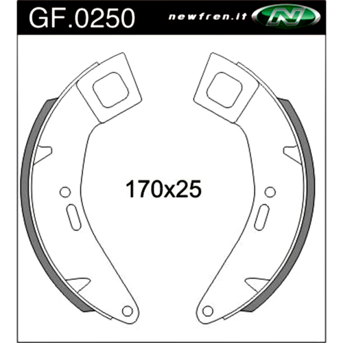Front Brake Shoes for Piaggio/Vespa Corsa 200 1989 to 1997