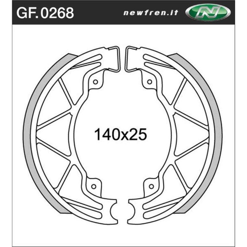 Newfren Brake Shoes - Rear