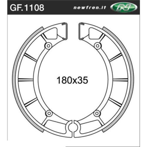 Newfren Rear Brake Shoes Standard Line