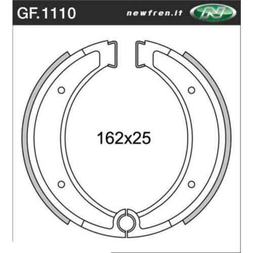 Rear Brake Shoes for Husqvarna CR430 1981 to 1983