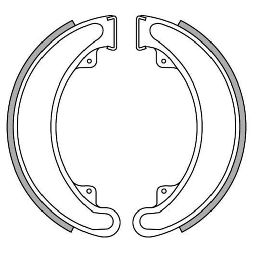 Rear Brake Pads for Honda CB400F 4 Cyl 1975 to 1979