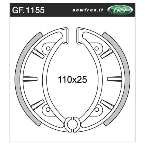 Front Brake Pads for Ossa 350 Trail 1981