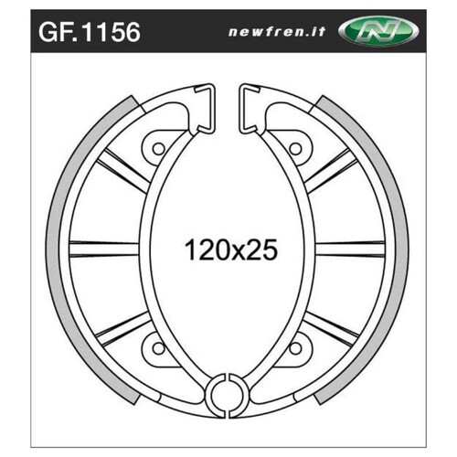 Rear Brake Pads for Ossa 250 Trail 1981