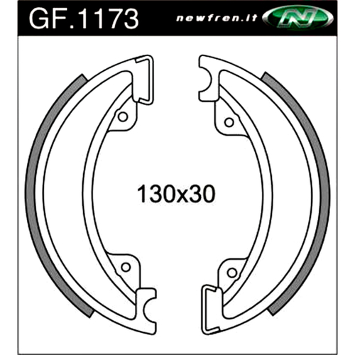 Rear Brake Pads for Honda CR250R 1983