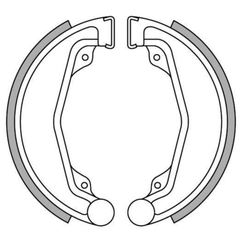 Front Brake Shoes for Honda XL250 1976 to 1979 | XL250S 1978 to 1981