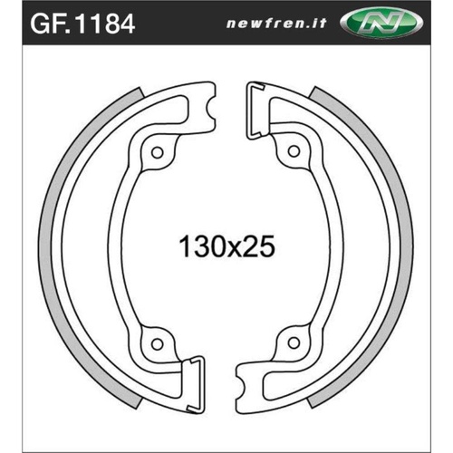 Newfren Front Brake Shoes Standard Line