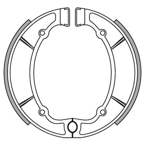 Rear Brake Pads for Yamaha XS-2 Electric Start 1972 to 1973