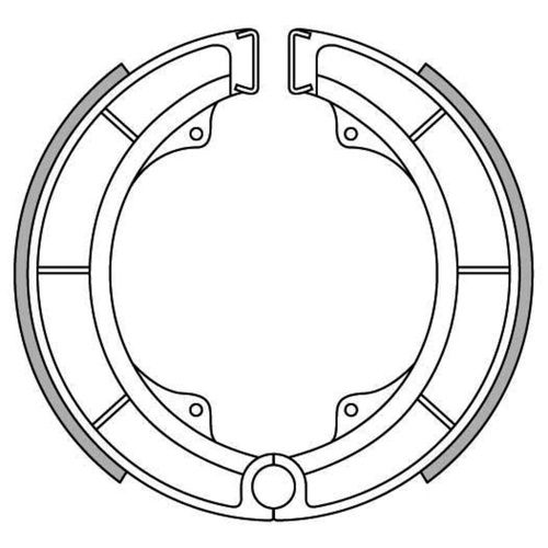Rear Brake Pads for Suzuki GS550 1977 to 1978
